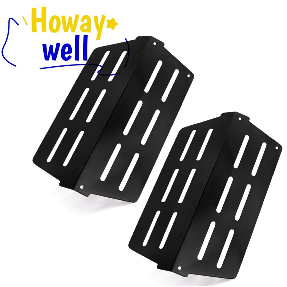2-Pack Porcelain Steel Heat Plates for Weber Genesis 300 Series, Genesis E310