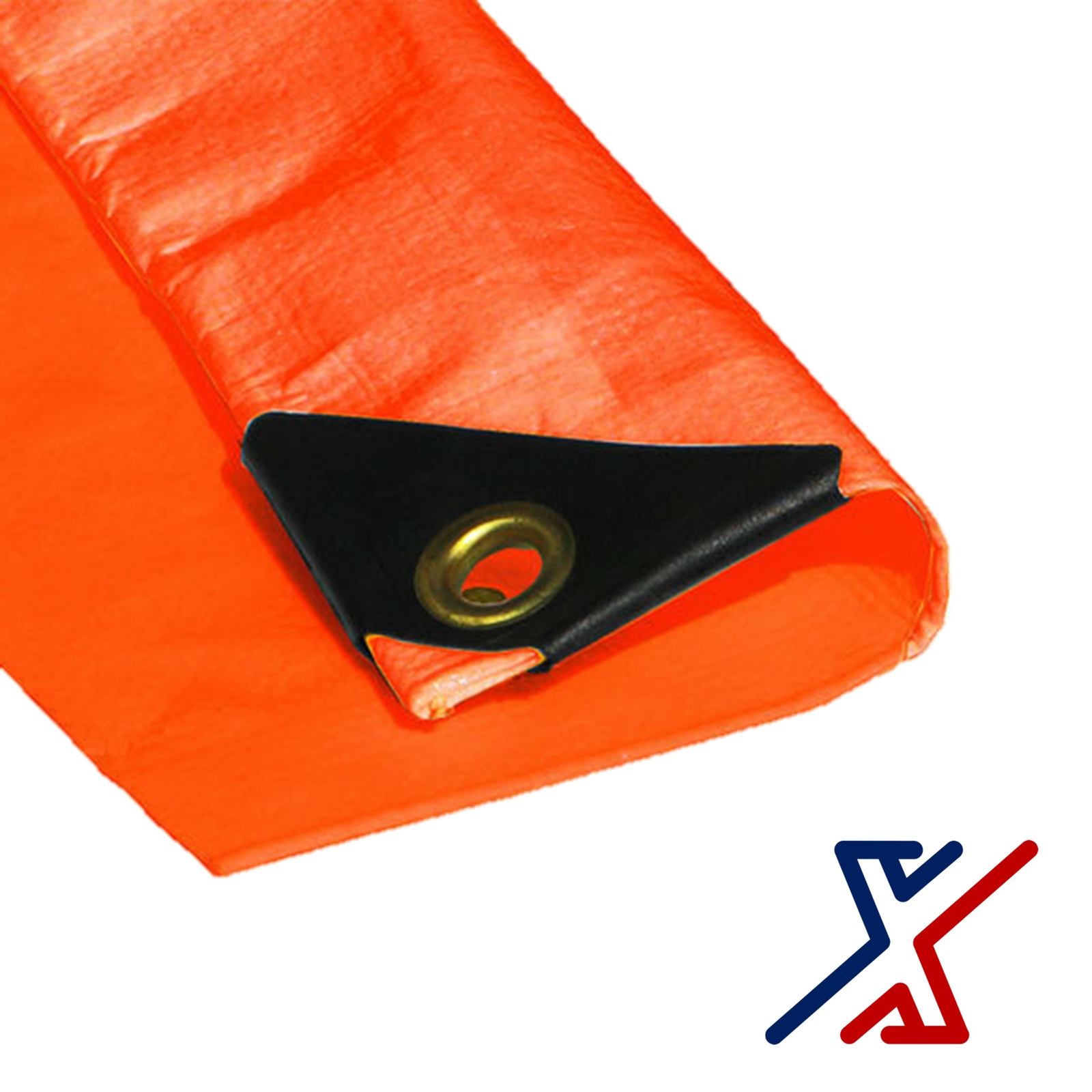 6 x 8 Orange Color 10 Mil Heavy Duty Tarp / Canopy by X1Tools/Tarps