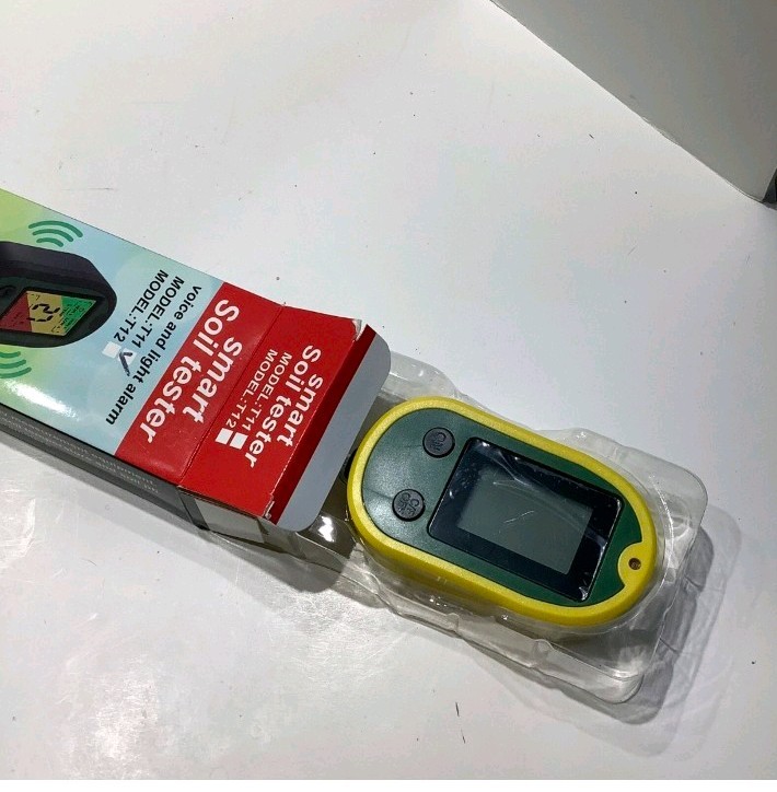 T11 5-in-1 Digital Soil Meter Moisture pH Light Temp Portable Light Alarm