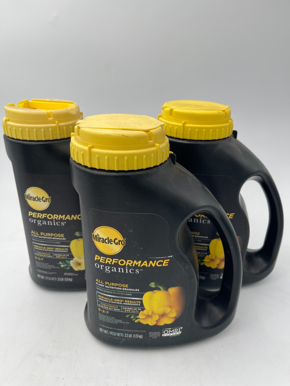 Miracle-Gro 3-Pack Performance Organics All Purpose 2.5-lb 9-2-7 Plant Food