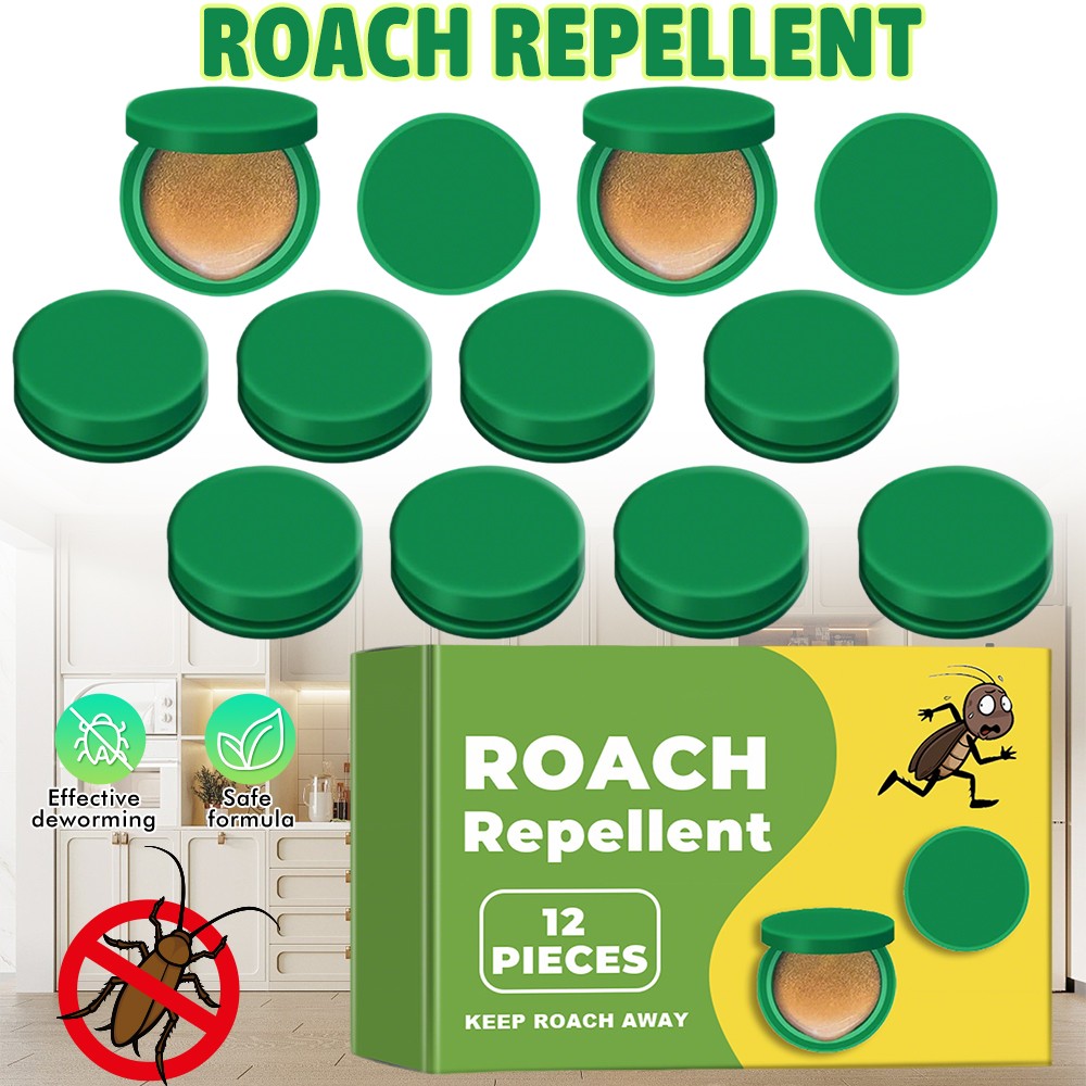 12 Pack Poderoso Mata Cucaracha Cebo Insecticida En Gel Para Eliminar Cucarachas