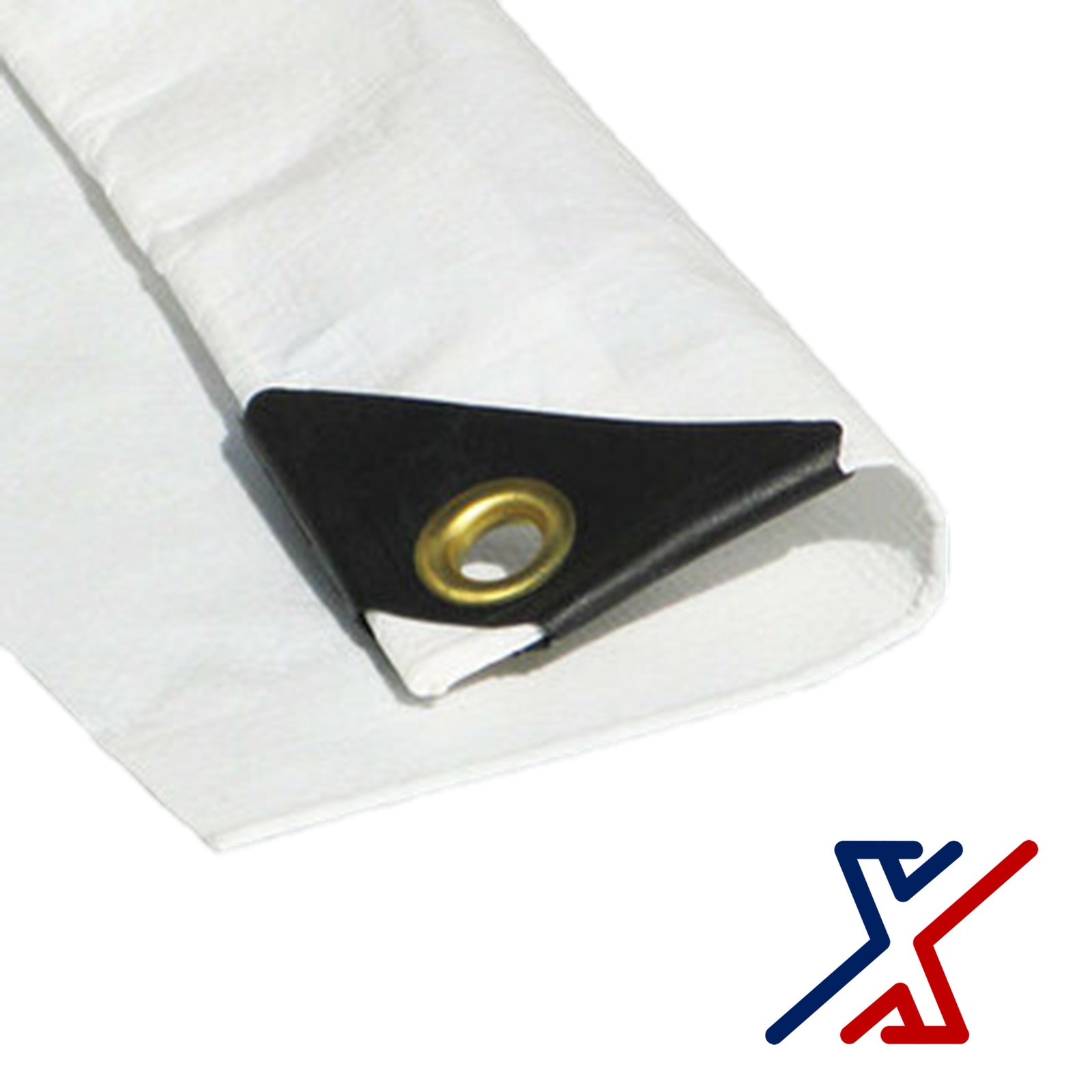 6 x 20 White Color 10 Mil Heavy Duty Tarp / Canopy by X1Tools/Tarps