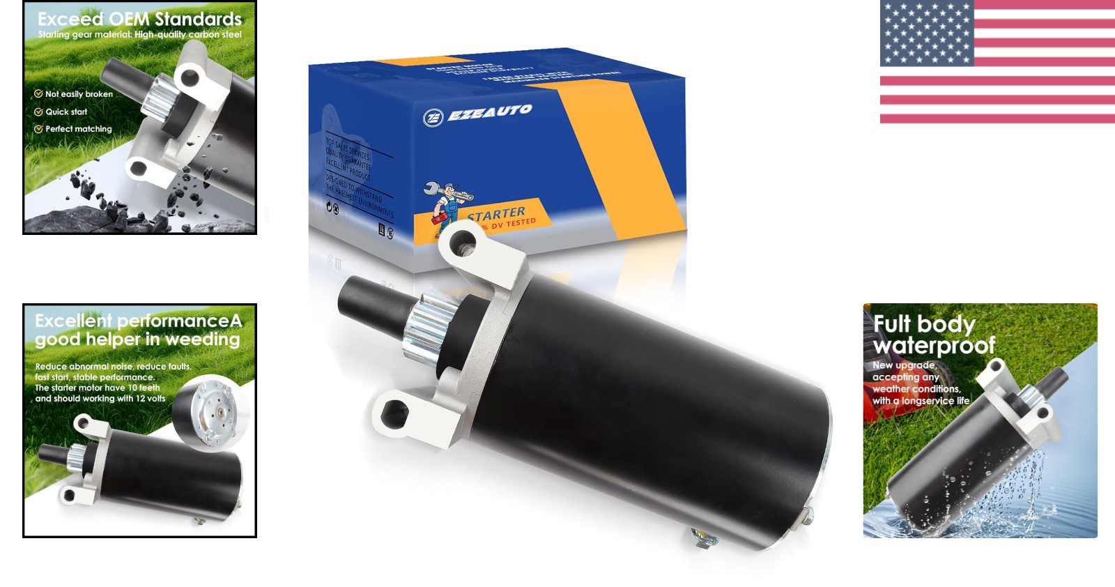 Effortless Installation Kohler Starter Motor Replacement – 30 Days Free Return