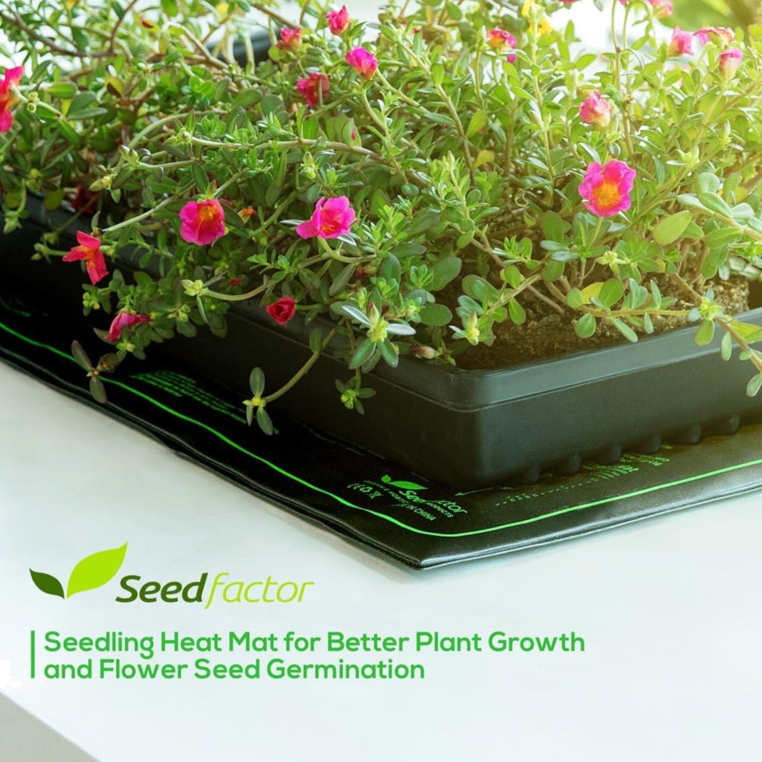 MET Certified 2 Pack Seedling Heat Mat, Waterproof Durable Germination Statio…