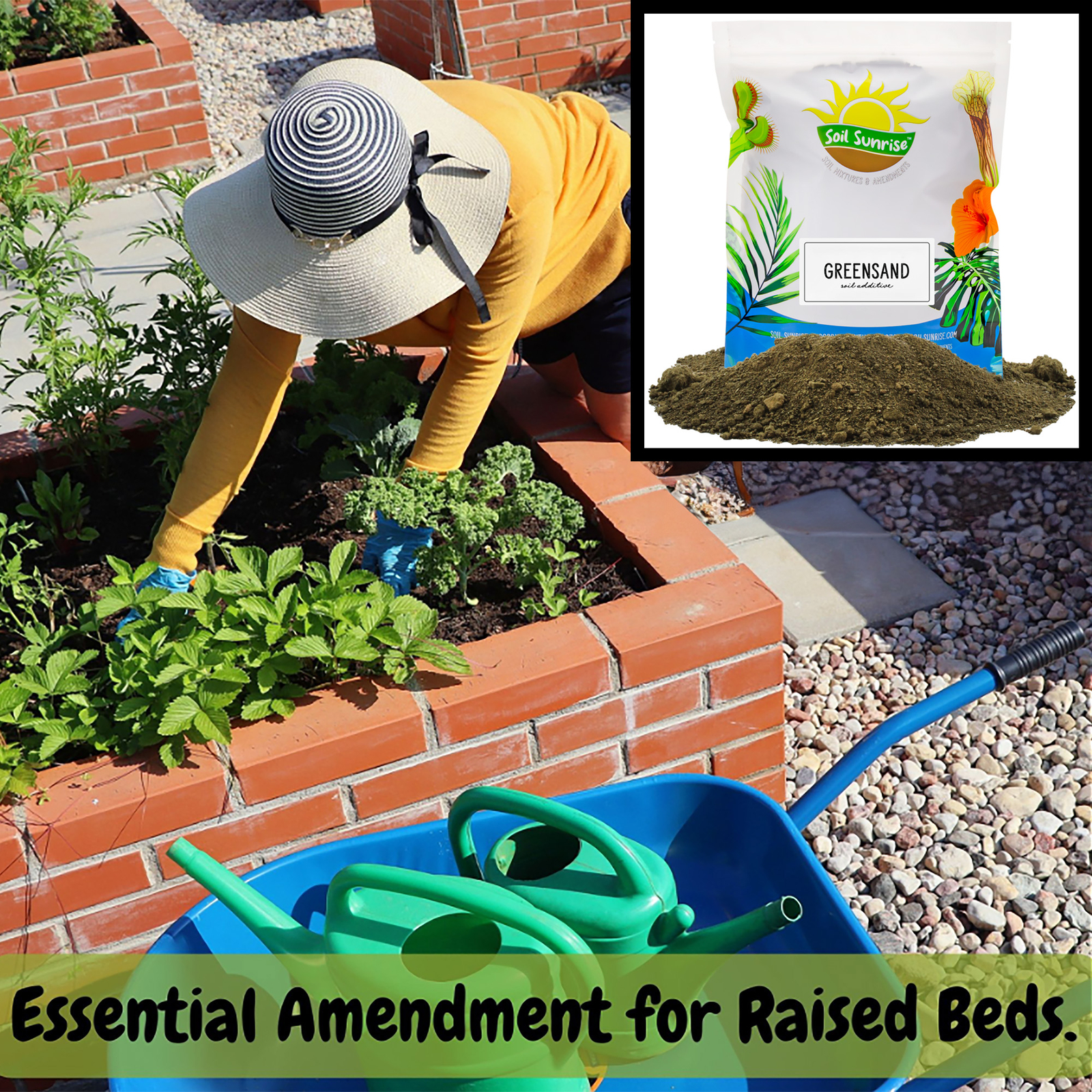 Greensand Soil Amendment; Special Container Gardening Additive