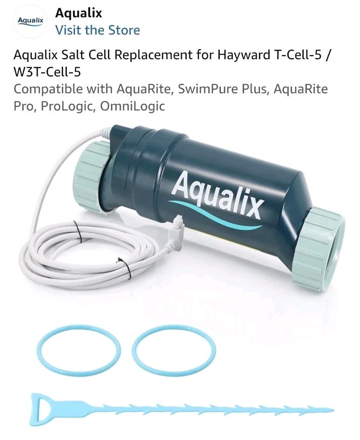 Aqualix Salt Cell Replacement for Hayward T-Cell-5 / W3T-Cell-5 20,000 Gallons