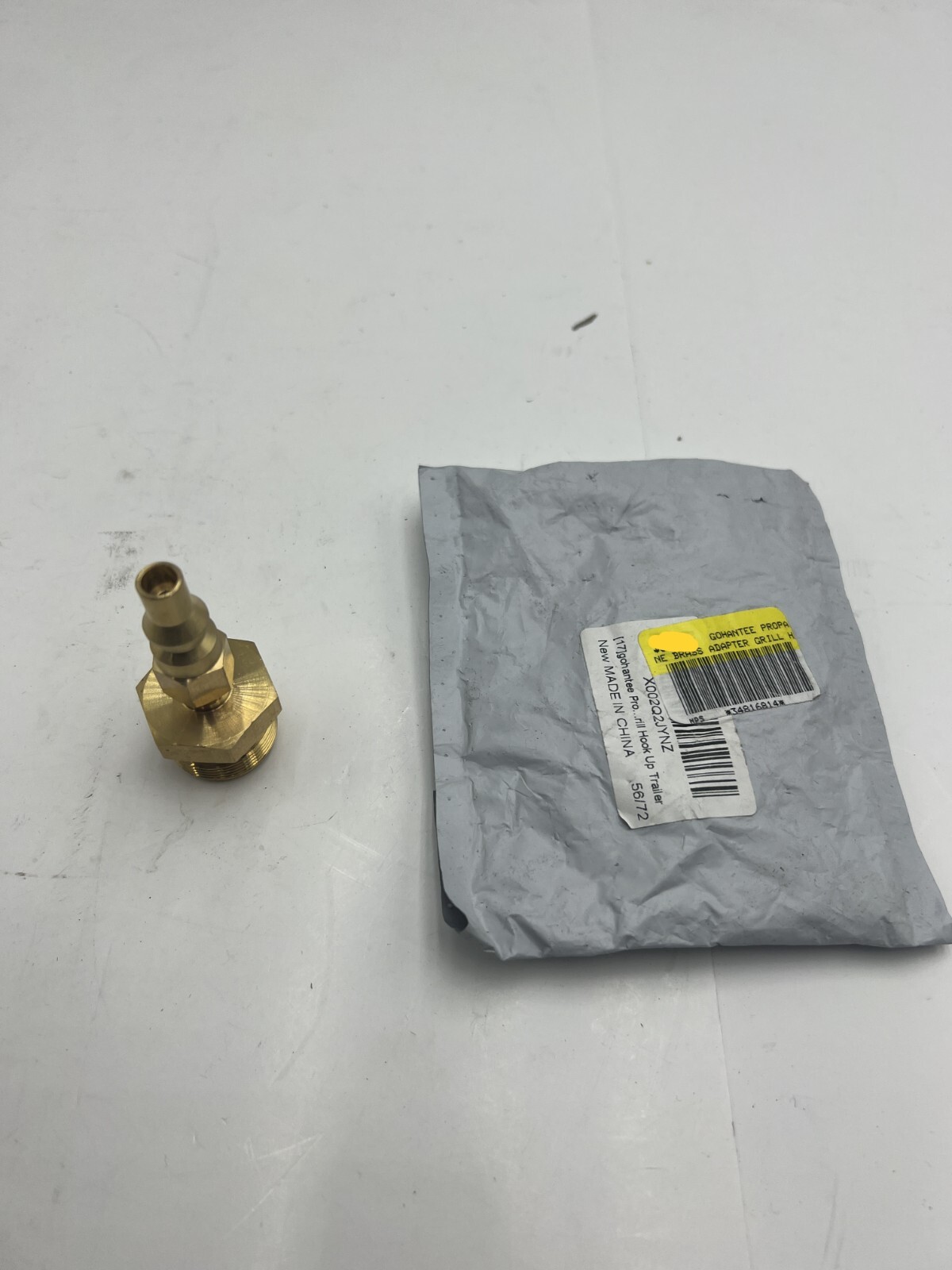 (QTY 3) Propane Brass Adapter Quick Connect Fitting 0.92″ for Hook Up Trailer