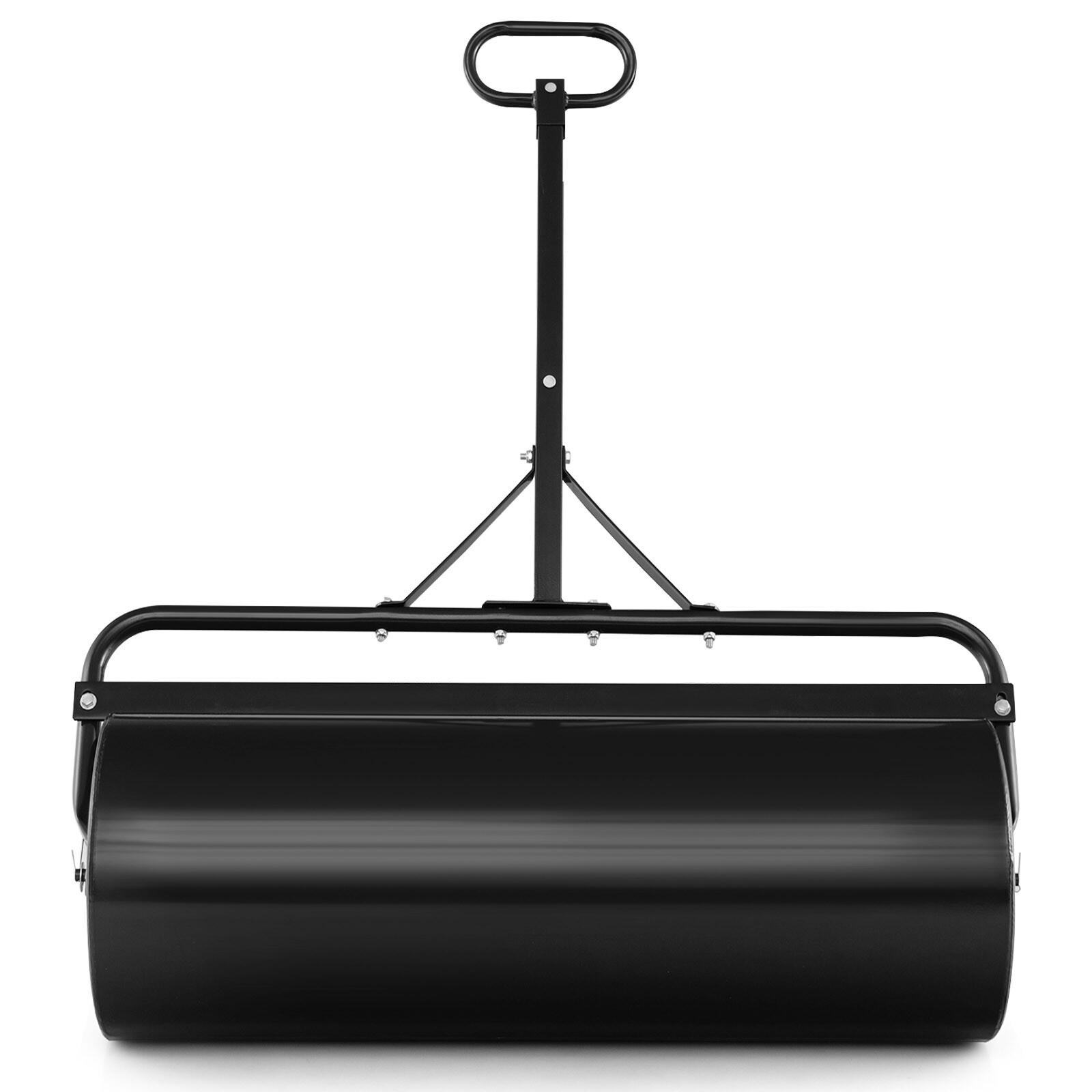 30 Gallon Lawn Roller Metal Sod Drum Roller Tow Behind a Tractor for Garden Farm