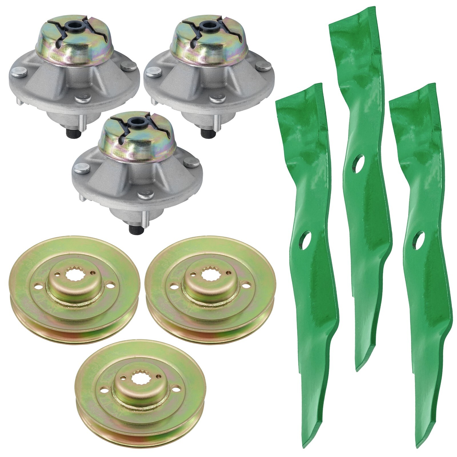 48″ 54″ Deck Spindle Pulley & Blade for John Deere Z435 EZtrak Residential