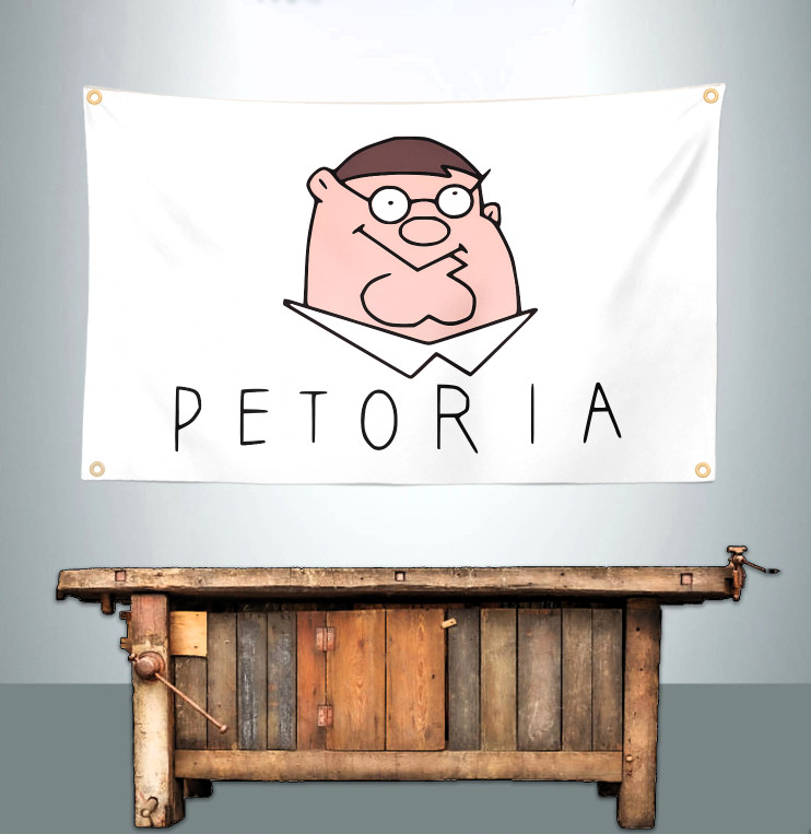 PETORIA 3′ X 5′ BANNER FLAG