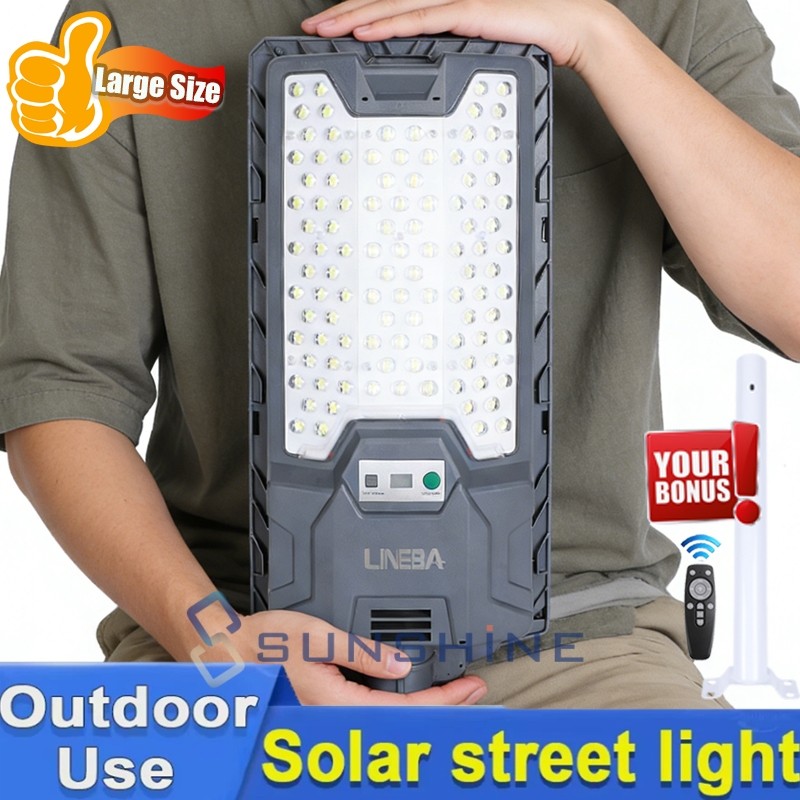 26000000LM Commercial LED Solar Street Light Outdoor Dusk to Dawn Road Area Lamp