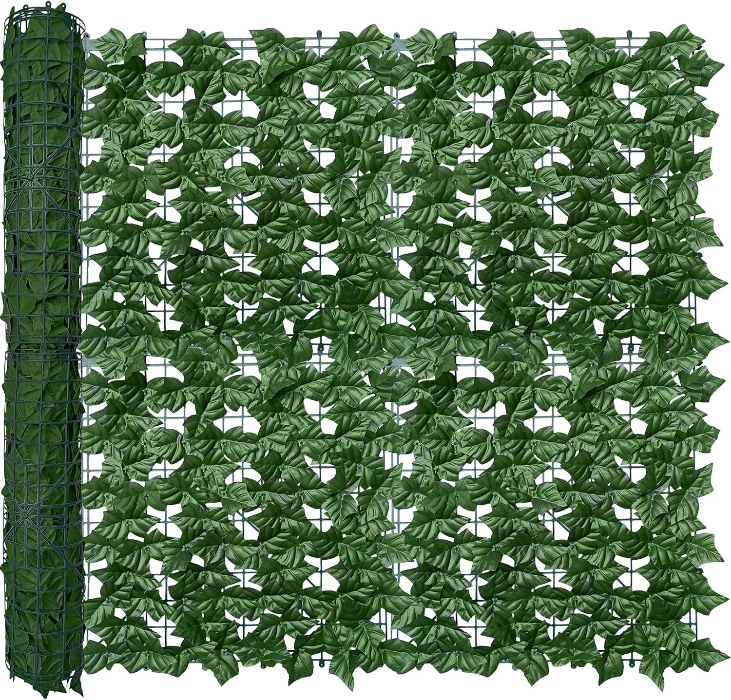 Artificial Ivy Privacy Fence Wall Screen,40X120 in Uv-Anti Faux Greenery Backdro