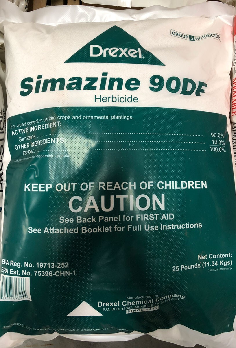 Simazine 90DF Herbicide – 25 Pounds (Similar to Princep Cal 90)