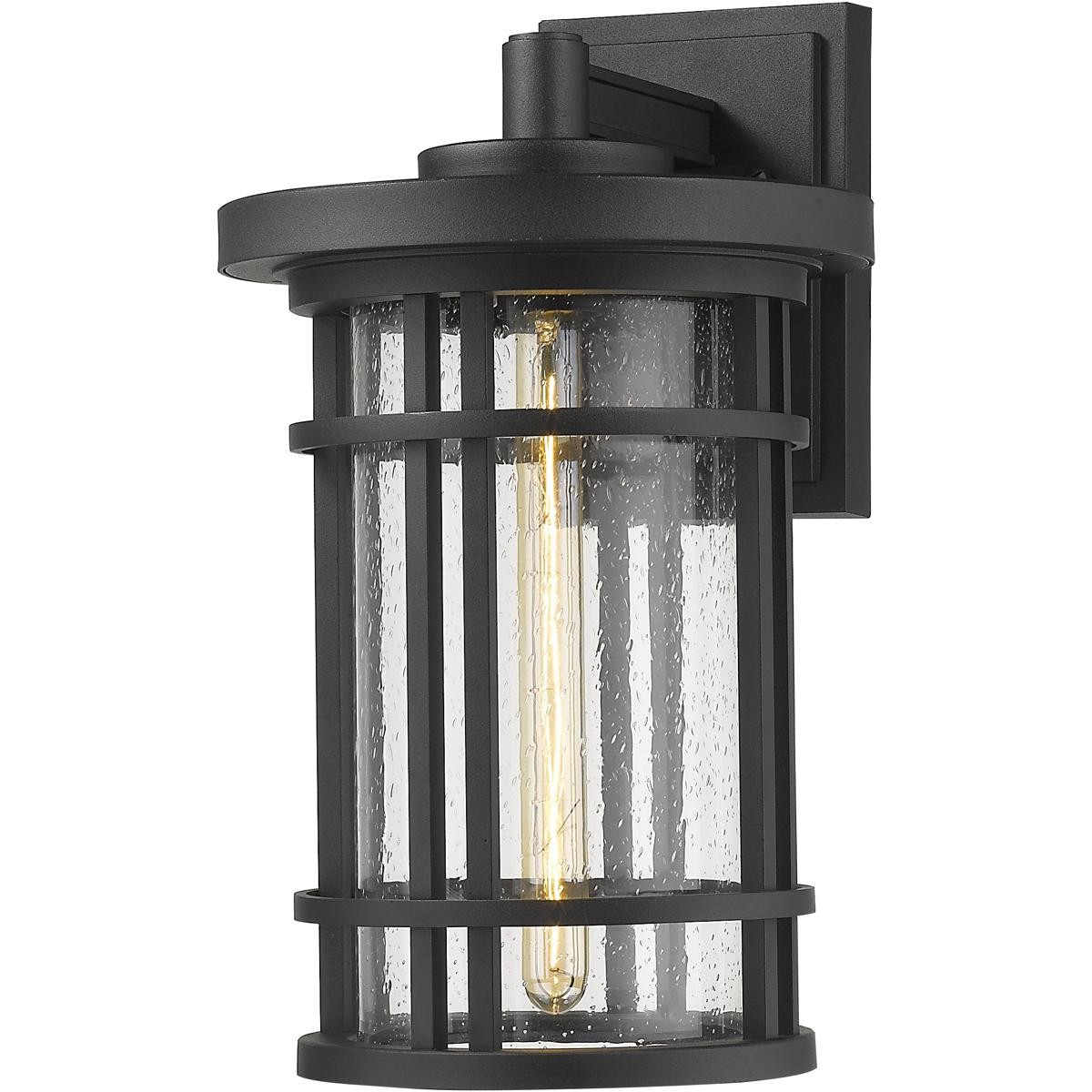 Z-Lite 570B-BK Jordan 1 Light 16.75 inch Black Outdoor Wall Light