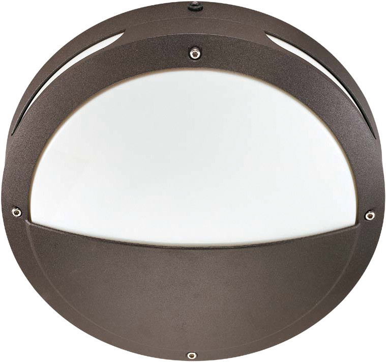 Nuvo Hudson Architectural Bronze Energy Star LED Outdoor Wall/Ceiling Orig $225