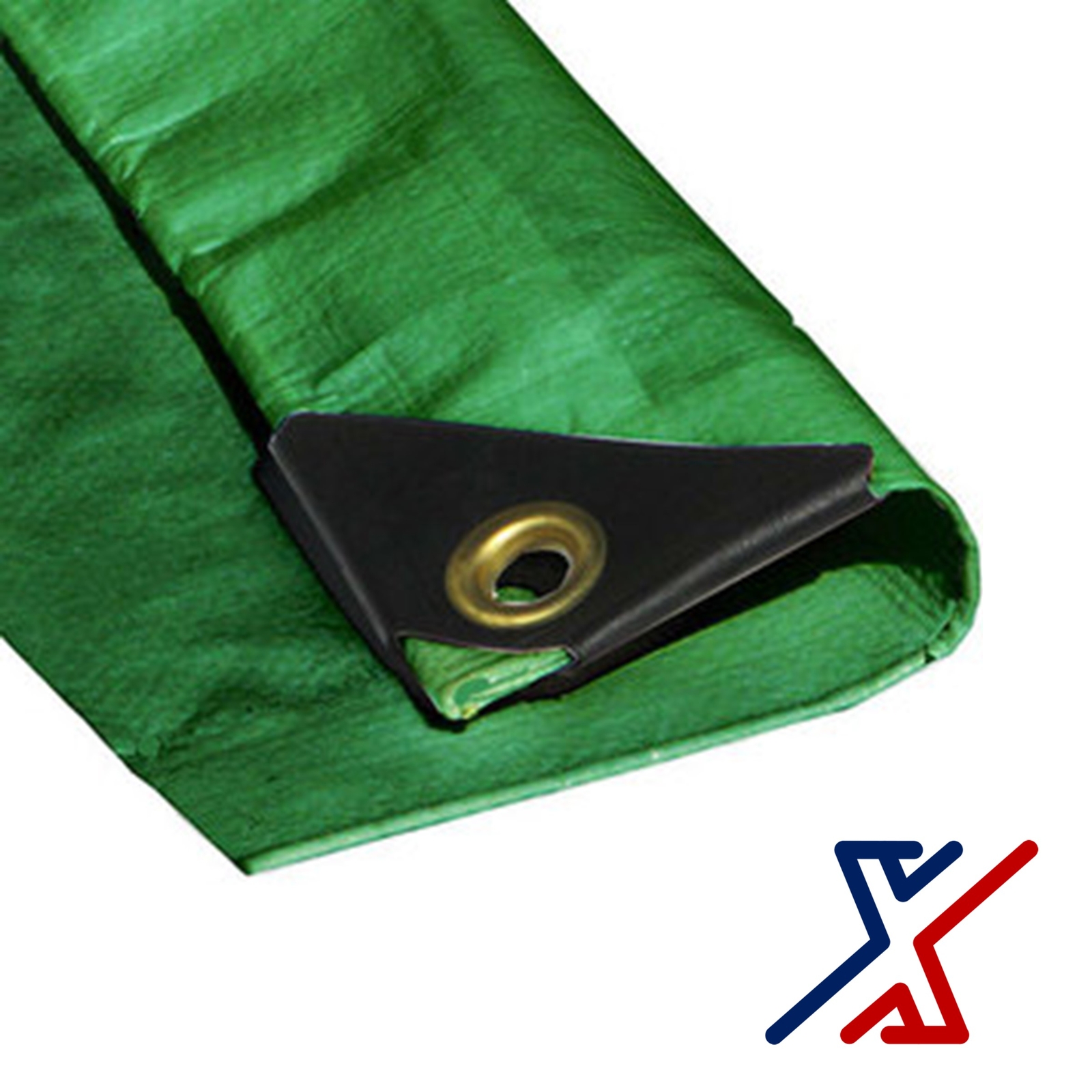 8 x 8 Green Color 10 Mil Heavy Duty Tarp / Canopy by X1Tools/Tarps