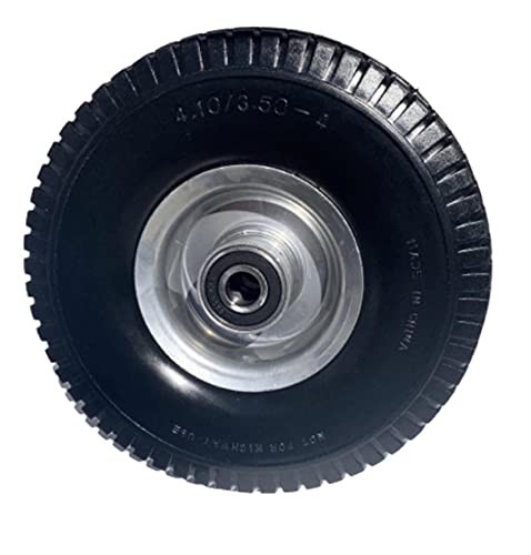 Jungle Jim’s Wheels Flat Free Tubeless Hand Truck/Utility Tire Wheel, 4.10/3.50-