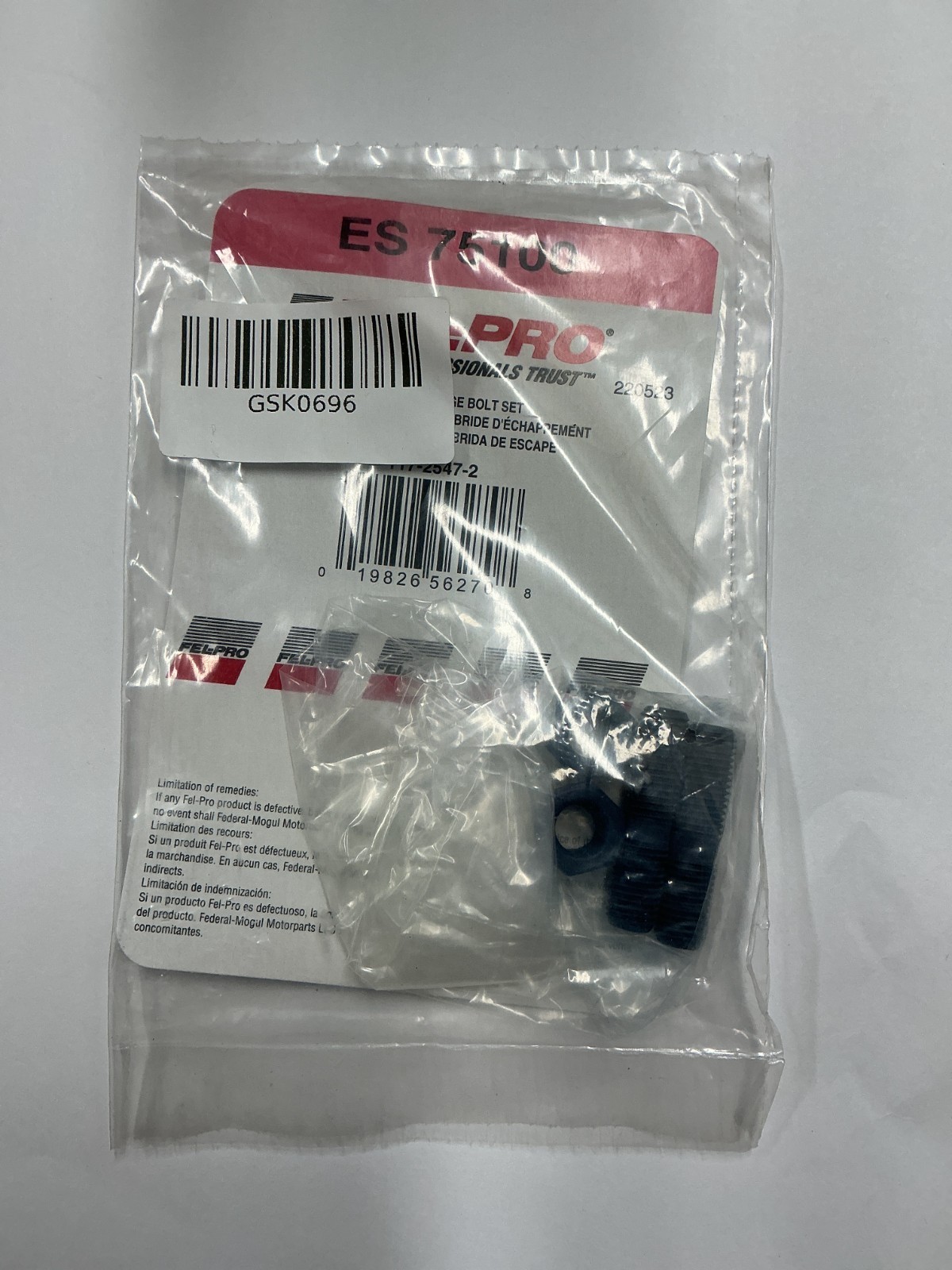 Fel-Pro ES 75100 Exhaust Flange Stud and Nut Kit M10 x 1.25 x 40mm