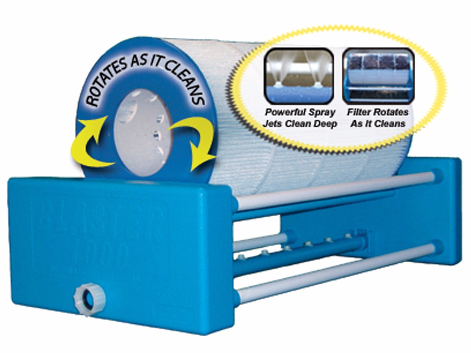 BLASTER Automatic Swimming Pool Filter Cartridge Cleaner (Various Sizes)