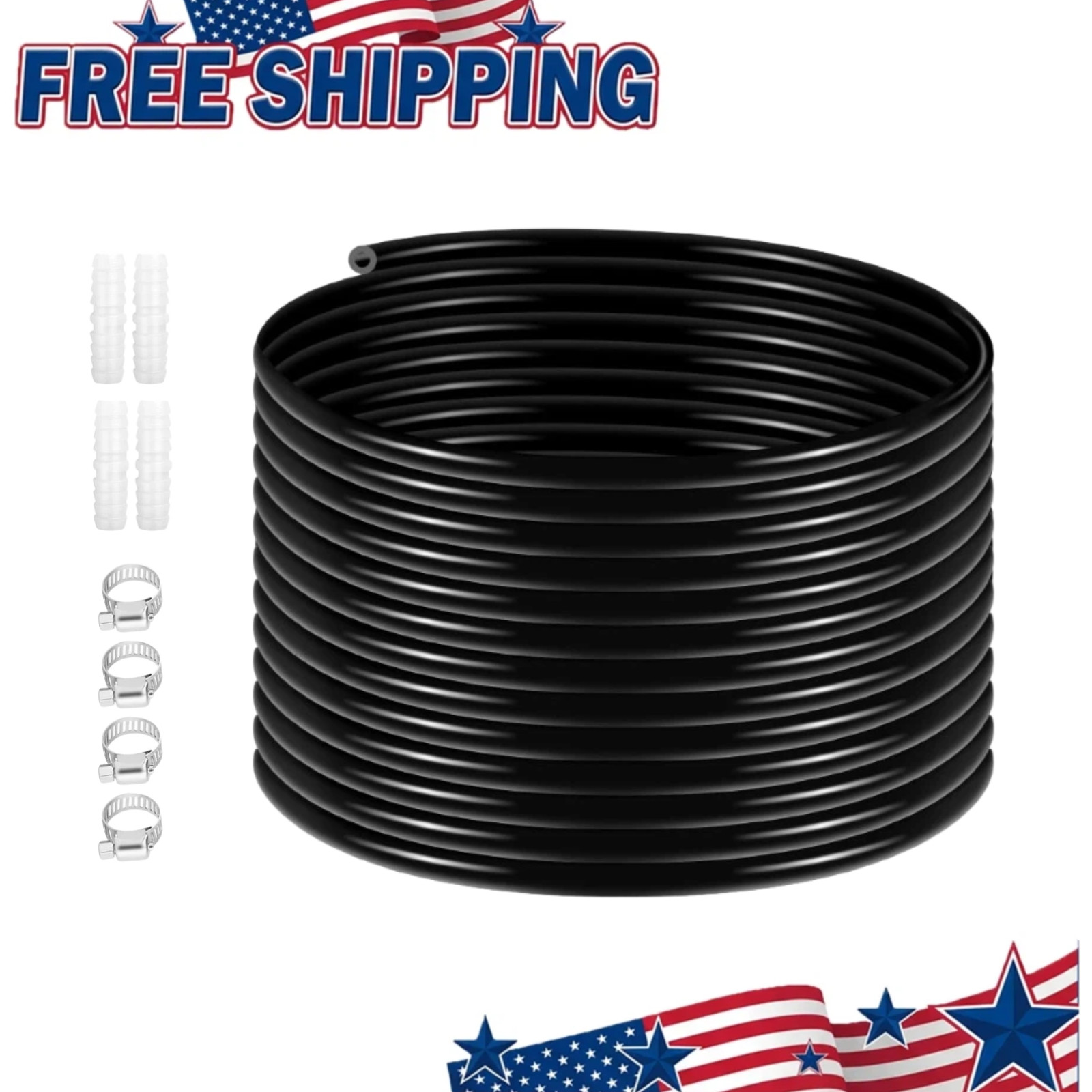 Heavy Duty 3/8″ 100FT Self Sinking Pond Aeration Tubing Weighted Air Hose New
