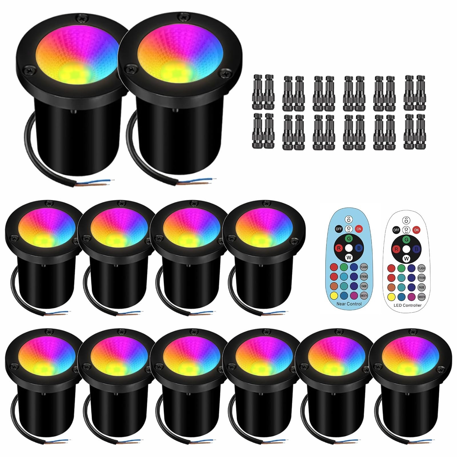 AGDJASA Voltage Landscape Lighting – 10W RGB Landscape Lights Color Changing