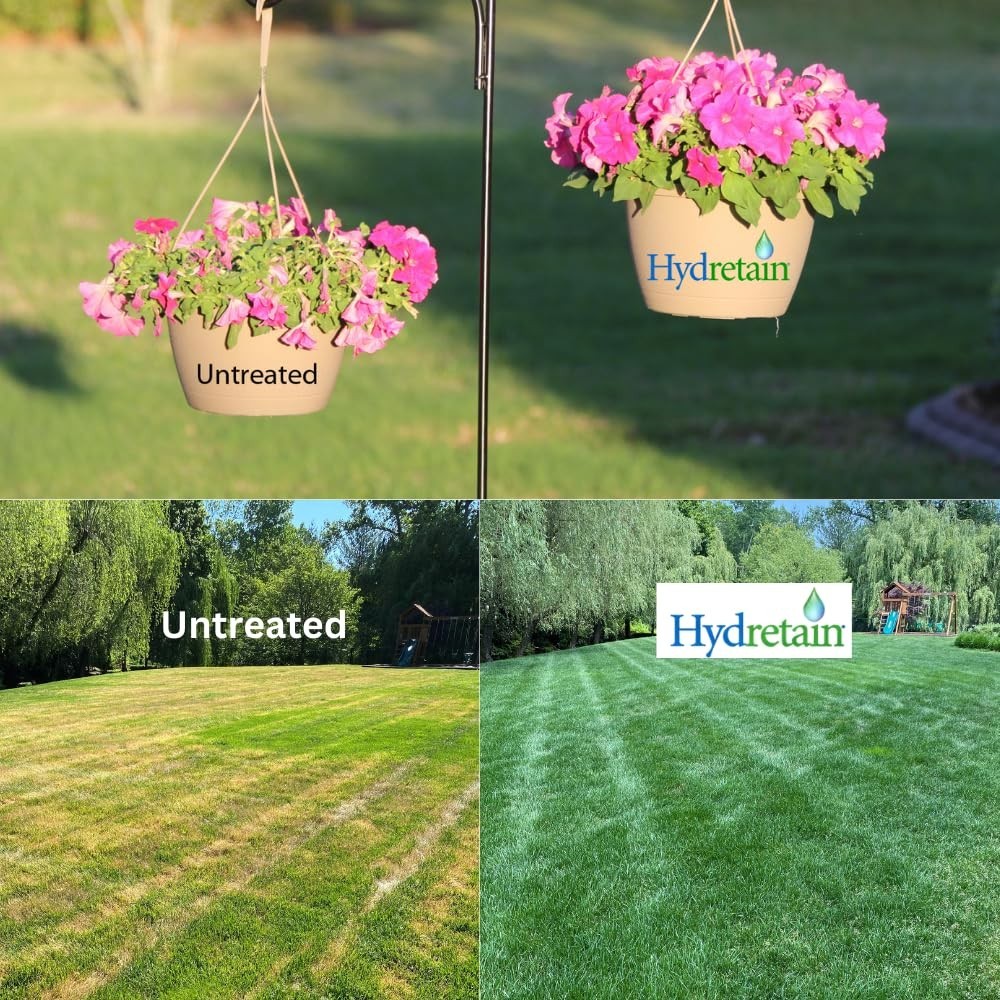 Hydretain Root Moisture Manager 1 Gal | Reduces Watering 50% | Pro Lawn Care